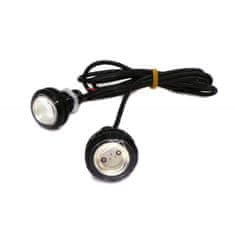 motoLEDy LED červená světla 3W 2ks 12V