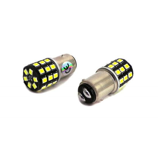 motoLEDy P21/5W LED BAY15D 12-24V 1100lm CANBUS bílá žárovka