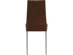 Danish Style Jídelní židle Kiki (SET 2 ks), hnědá