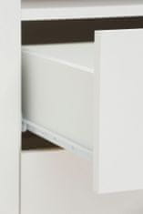 Danish Style Komoda Legolas, 120 cm, přírodní / bílá