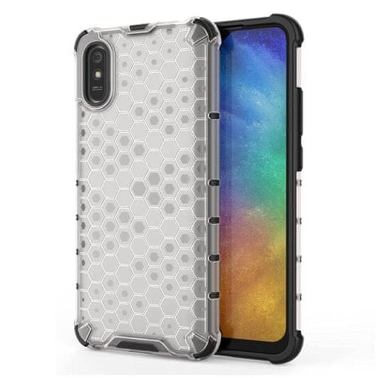 MobilPouzdra.cz Hybridní čiré HEXAGON pouzdro na XIAOMI Redmi 9A / Redmi 9AT