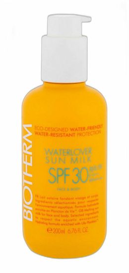 Biotherm 200ml sun milk waterlover spf30