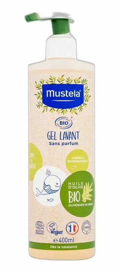 Mustela 400ml bio cleansing gel, sprchový gel