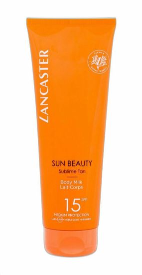 Lancaster 250ml sun beauty body milk spf15