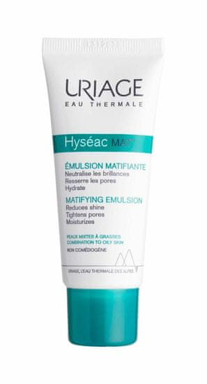 Uriage 40ml hyséac mat' matifying emulsion, pleťový gel