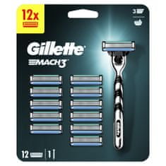 Gillette Mach3 Holicí Strojek + 12 Holicích Hlavic