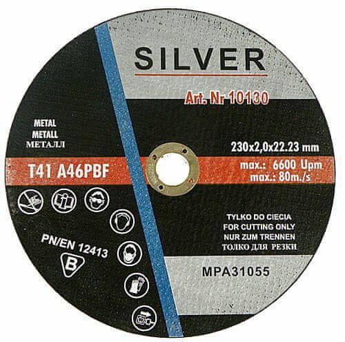Silver Kotouč na řezání kovů 230 X 2,0 X 22,2 mm