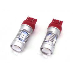 motoLEDy W21/5W LED 7443 12V CANBUS red 2000lm