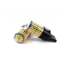 motoLEDy W21W LED žárovky 2x 7440 12-24V CANBUS orange PREMIUM