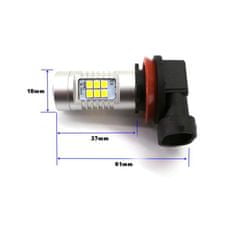 motoLEDy H8 LED 12V 1900lm CANBUS Bílá