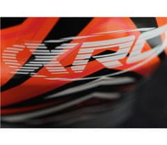 XRC Helma na moto Merchi R black/orange/grey vel. L