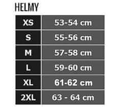 XRC Helma na moto Merchi R black/orange/grey vel. L