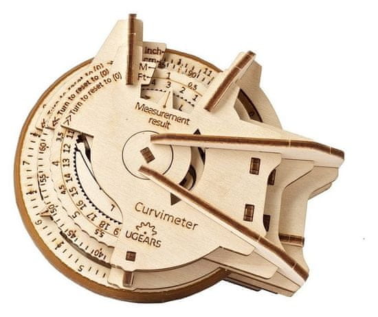 UGEARS 3D puzzle STEM LAB Curvimeter 109 dílků