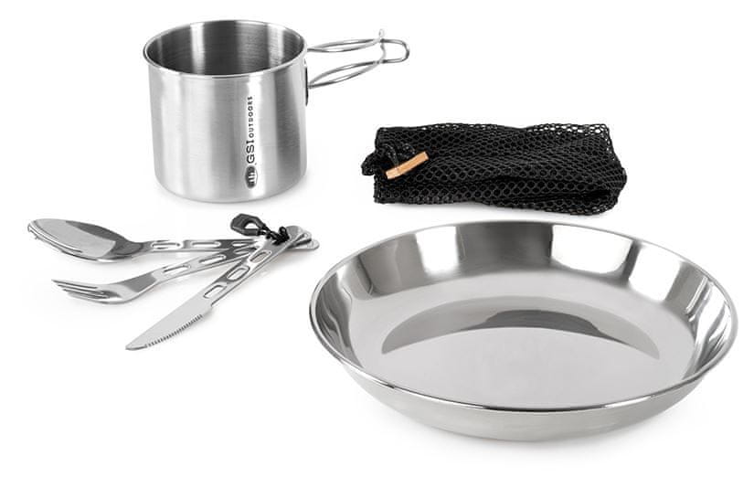 Gsi Sada Glacier Stainless 1 Person Set