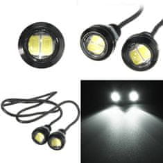 motoLEDy LED DRL světla 80lm Denní světlo 2 ks 12V