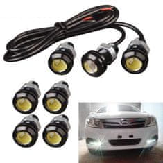 motoLEDy LED DRL světla 80lm Denní světlo 2 ks 12V