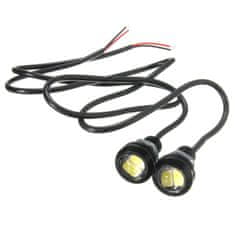 motoLEDy LED DRL světla 80lm Denní světlo 2 ks 12V