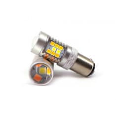 motoLEDy P21/5W dvoubarevná BAY15D 12-24V 2000lm Canbus LED žárovka