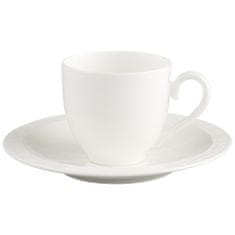 Villeroy & Boch Espresso šálek s podšálkem z kolekce WHITE PEARL