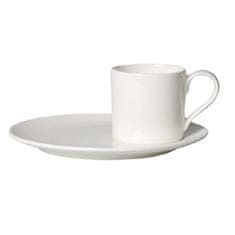 Villeroy & Boch Espresso šálek s podšálkem z kolekce METROCHIC WHITE