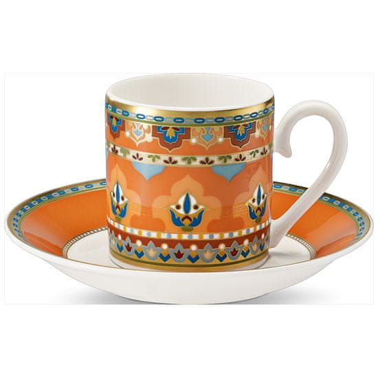 Villeroy & Boch Espresso šálek s podšálkem z kolekce SAMARKAND MANDARIN