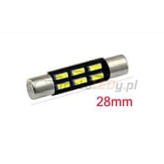 motoLEDy LED T6.3 12V 1,2W CANBUS 28mm