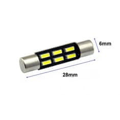 motoLEDy LED T6.3 12V 1,2W CANBUS 28mm