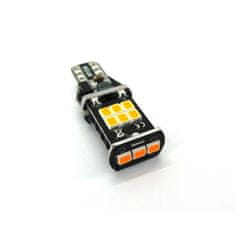 motoLEDy W16W LED T15 12V 980lm CANBUS oranžová