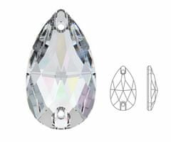 Izabaro 4ks crystal crystal ab 001ab slza šít na flatback