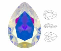 Kraftika 4ks izabaro crystal crystal ab 001ab hruška slza efektní