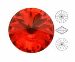 Izabaro 6ks crystal light siam red 227 round rivoli