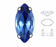 Izabaro 6ks crystal sapphire blue 206 navette fancy stone