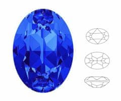 Izabaro 2ks crystal sapphire blue 206 oval fancy stone