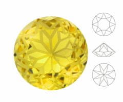 Izabaro 4 ks crystal mandala light topaz žlutý 226m kulatý