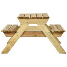 Vidaxl Piknikový stůl a lavice 110x123x73 cm impregnované borové dřevo