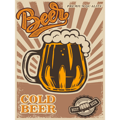 Retro Cedule Cedule Beer - Cold Beer