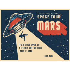 Retro Cedule Cedule Vesmír Edition – Space Tour Mars