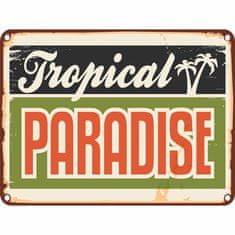 Retro Cedule Cedule Tropical Paradise