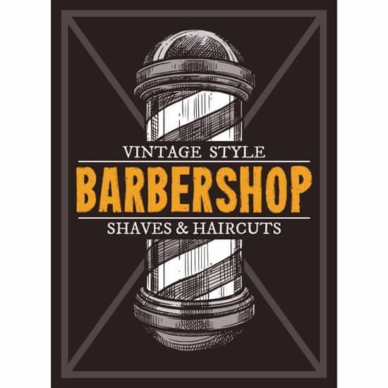 Retro Cedule Cedule Barbershop - Vintage Style