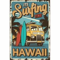 Retro Cedule Cedule It is Surfing Time Hawaii