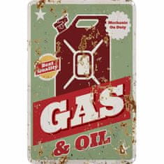 Retro Cedule Cedule Gas & Oil
