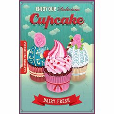 Retro Cedule Cedule Cupcakes Bakery Shop 4