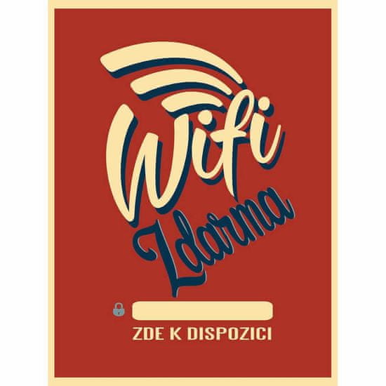 Retro Cedule Cedule Wifi Zdarma