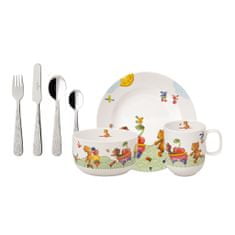 Villeroy & Boch Dětská jídelní porcelánová sada HUNGRY AS A BEAR 7 ks