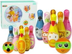 shumee Soft Bowling Set 6 kusů barevných míčků