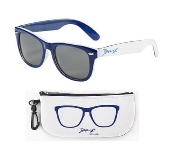 Baby Banz Dětské sluneční polarizační brýle JBANZ DUAL blue/white