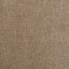 Greatstore Masážní zvedací polohovací křeslo taupe textil