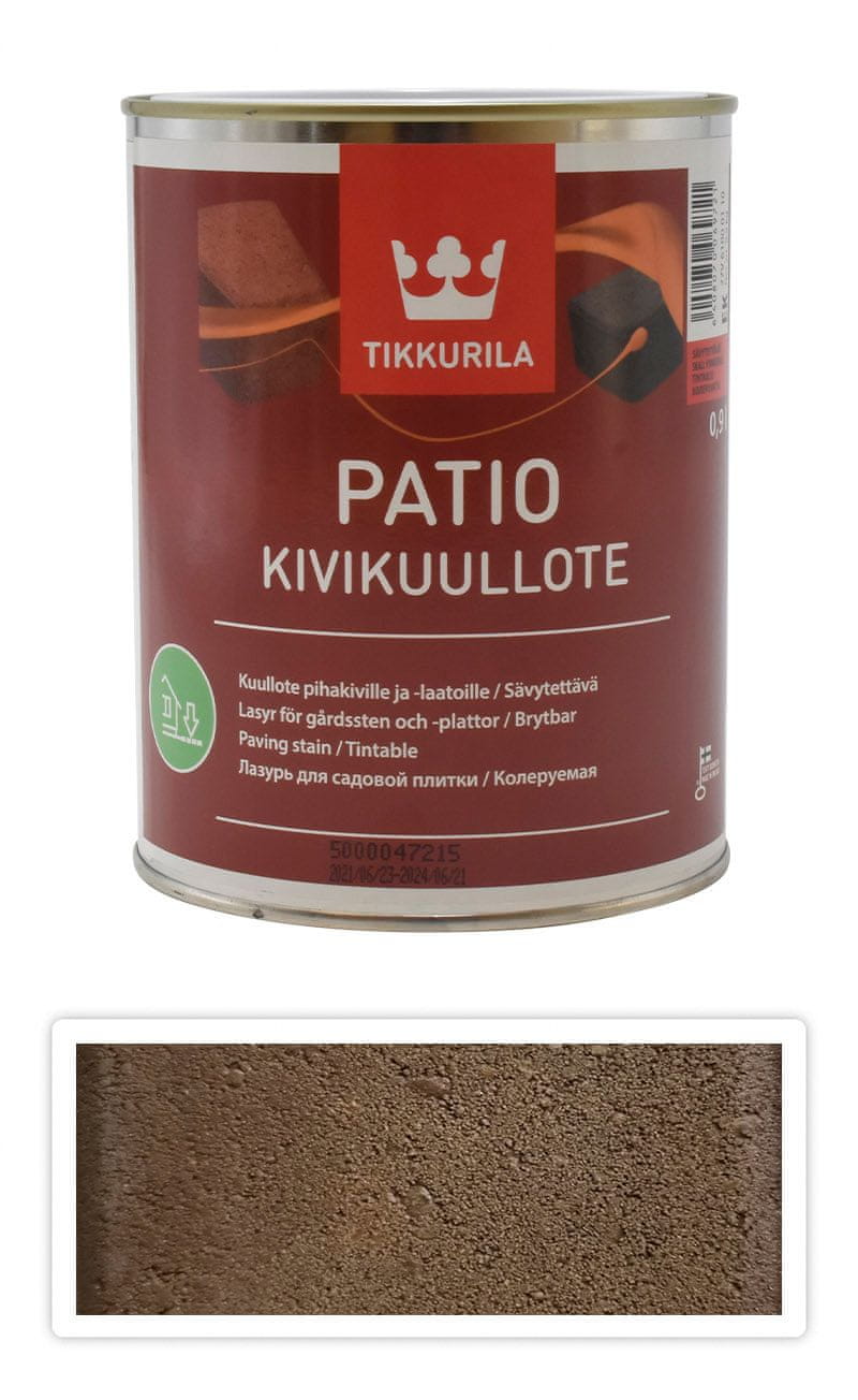 Tikkurila Patio Kivikuullote - vodou ředitelné mořidlo na zámkovou dlažbu   l TVT EK09 