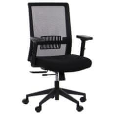 Otočná židle s prodlouženým sedákem RIVERTON M/L, různé barvy, černo-černá
