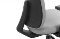 STEMA Otočná ergonomická kancelářská židle pro domácnost a kancelář ZN-605. Má nylonovou základnu, měkká kolečka, nastavitelné područky a synchronní mechanismus. Pěna s vysokou hustotou. Grafitová barva.